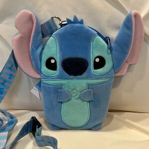Disney Lilo & Stitch Plush Pouch Lanyard NWT Stitch ID Lanyard Coin pouch
